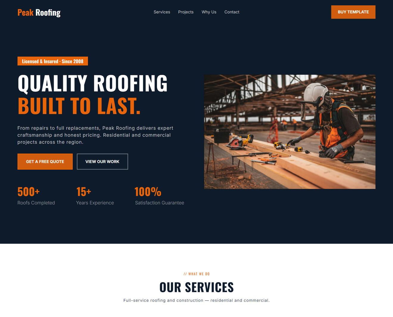 Constraction Company Template